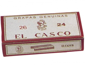 AGRAFES EL CASCO GALVANIZADOS, CAIXA 1000 - N. 26 EMB. 10CX.